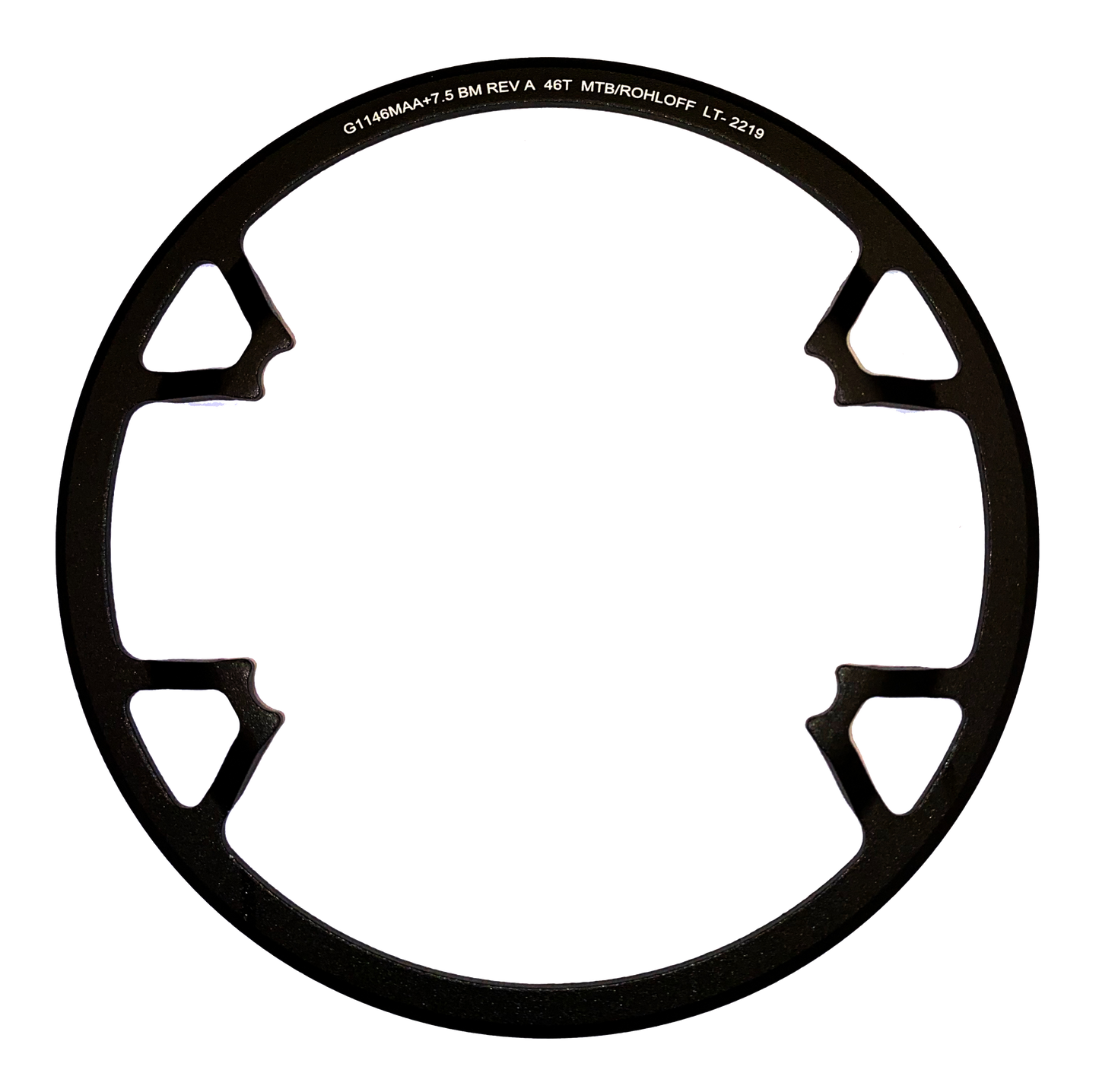 Beschermrand voor S550, 46T, BL 54.7 mm